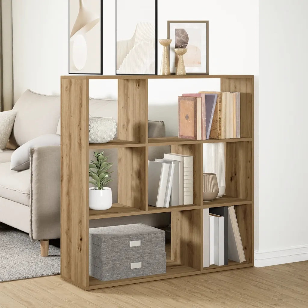 Libreria Divisorio Rovere 102x29x103,5 cm in Truciolato 858056