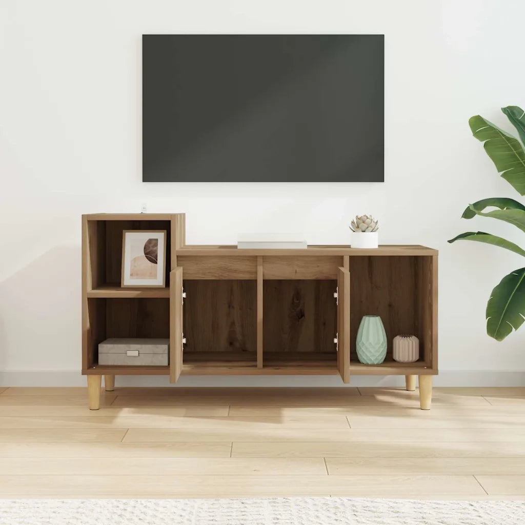 Mobile TV Rovere artigianale 100 x 35 x 55 cm Legno multistrato 881022