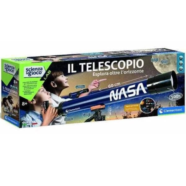 Clementoni science & jeu laboratoire - scienza & gioco lab - telescopio - 19297