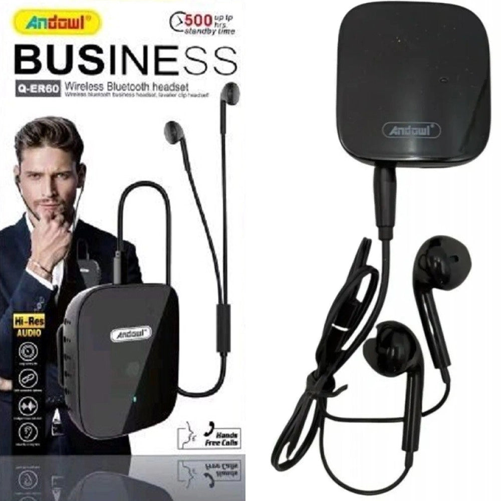Trade Shop - Cuffie Wireless Vivavoce Bluetooth In-ear Auricolari Q-er60 Ricaricabili Custodia -