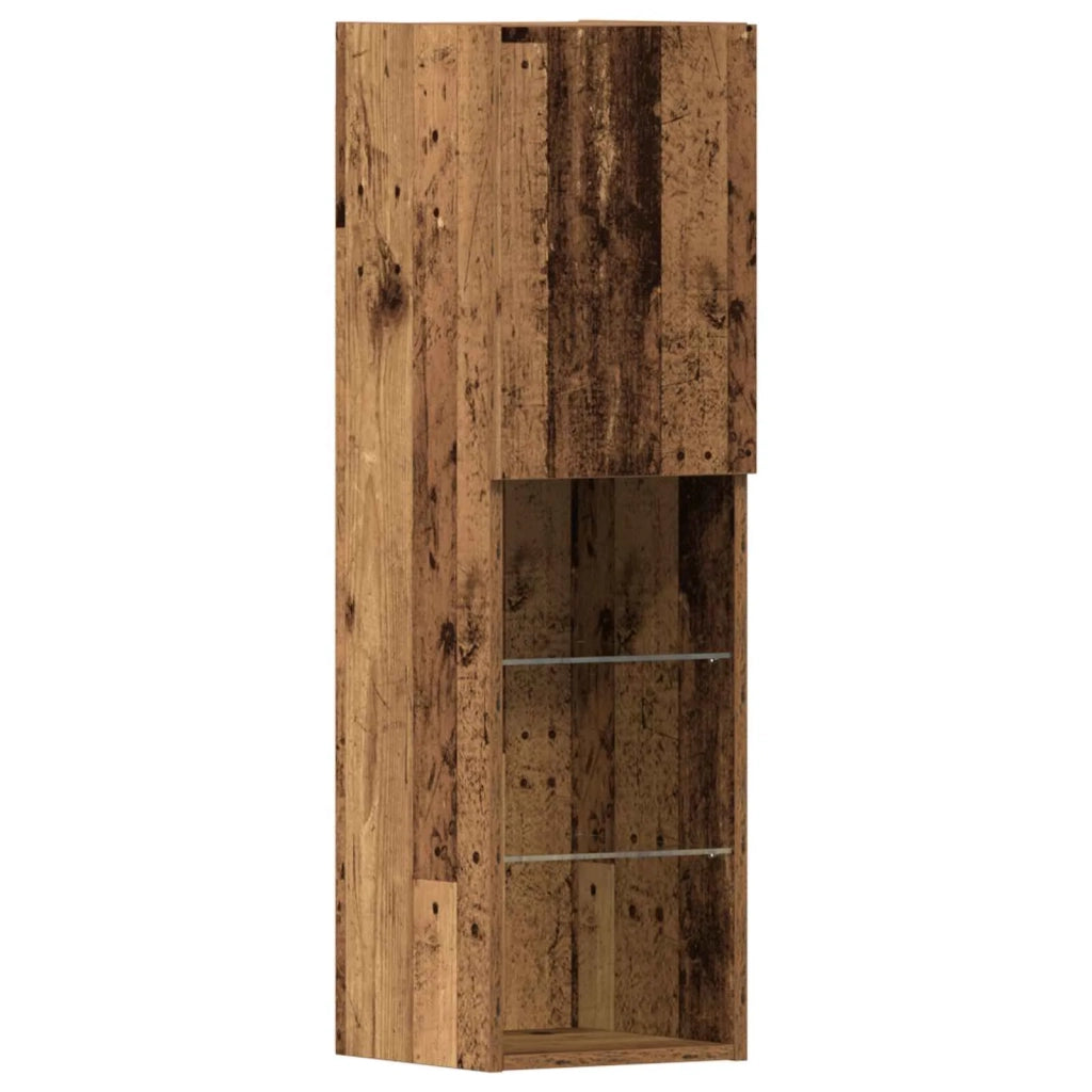 Mobile TV 4 pz | Armadietto TV | Mobile Porta TV Legno vecchio Legno multistrato