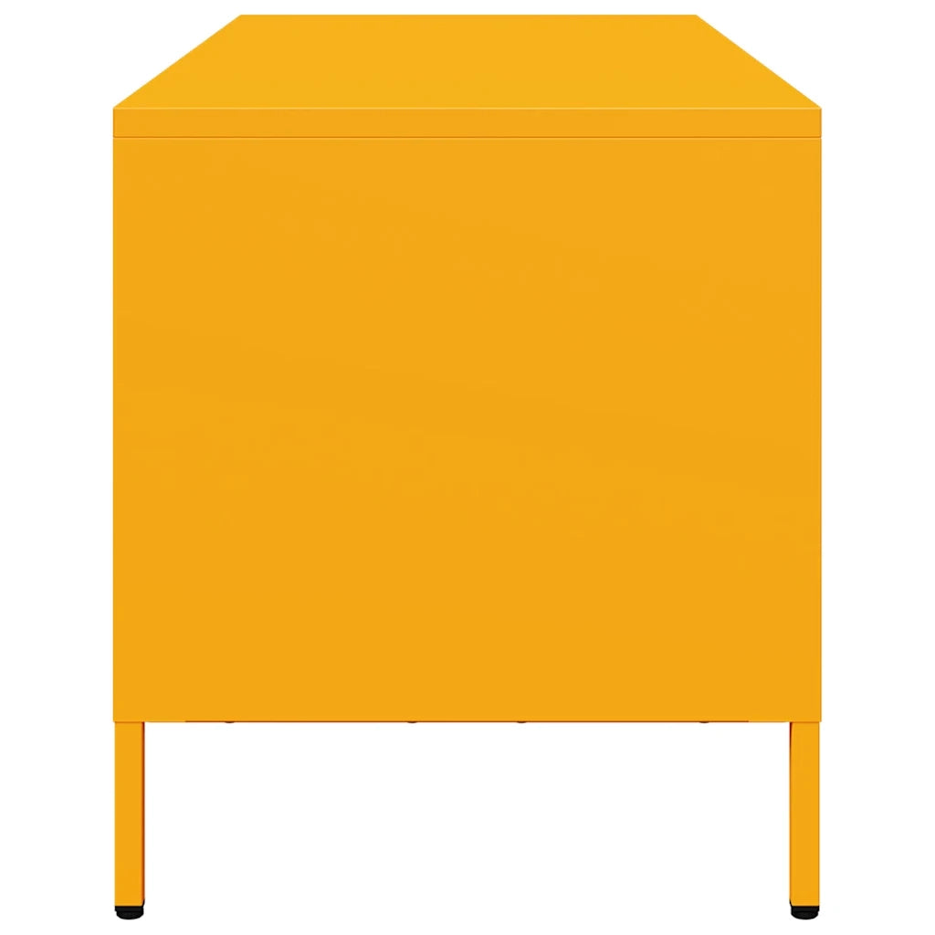 Mobile TV Giallo Senape 101,5x39x43,5 cm in Acciaio 851301