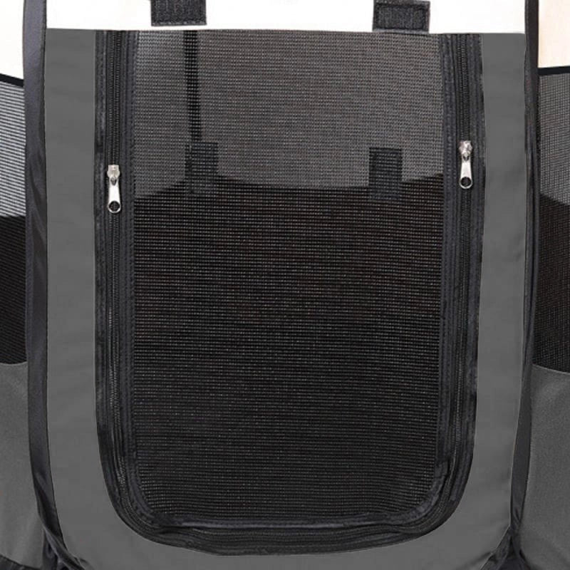 VALORA Box per cani/gatti - Recinto pieghevole ottagonale per animali domestici 74x74x43cm x 20