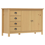 Credenza Hill Marrone Miele 130x40x80 cm in Legno di Pinocod mxl 118468