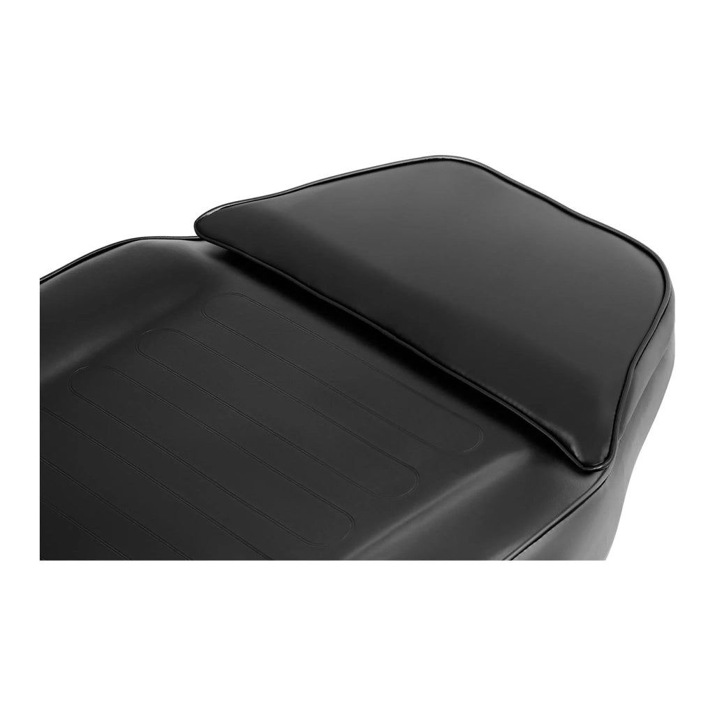 Poltrona estetica struttura: ferro e acciaio inox rivestimento sintetico in PVC nero 14_0001660