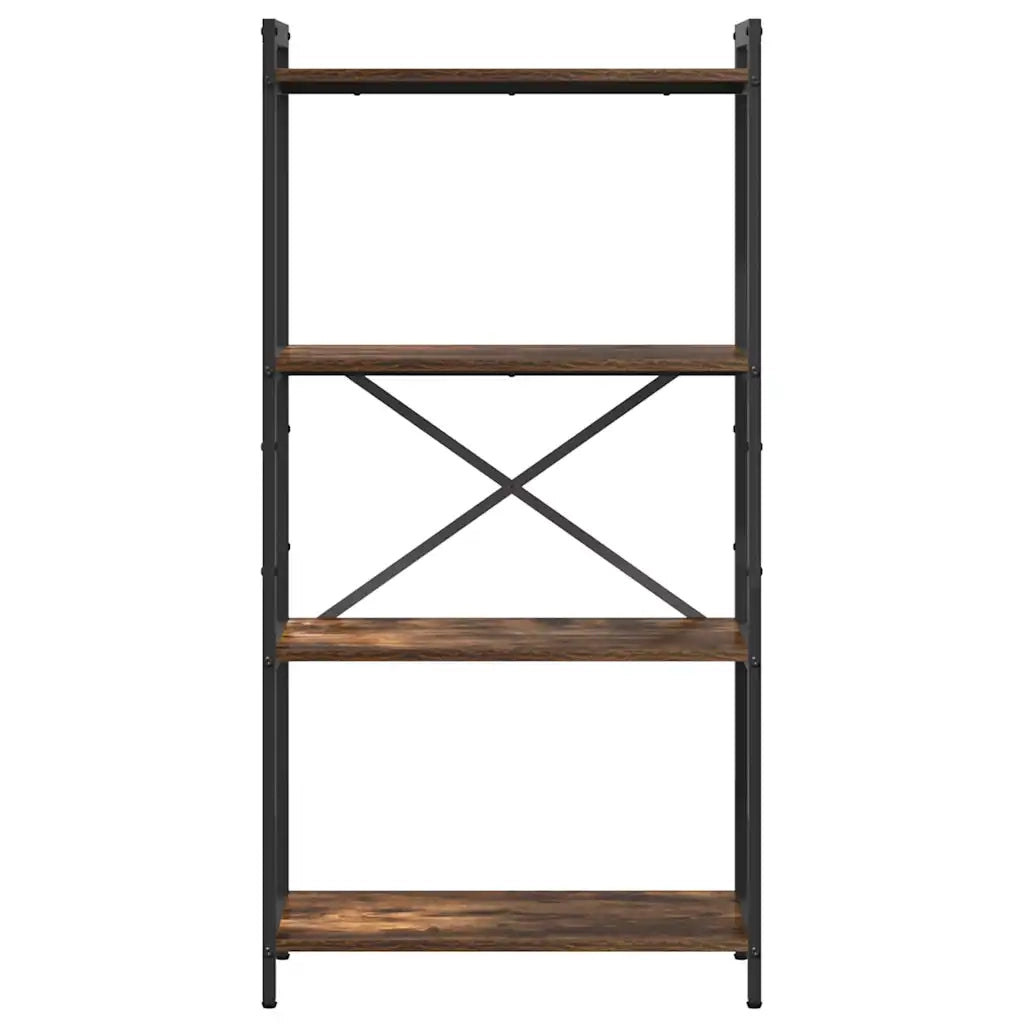 Libreria 60 x 30 x 120 cm Legno ingegnerizzato Rovere fumé 868391