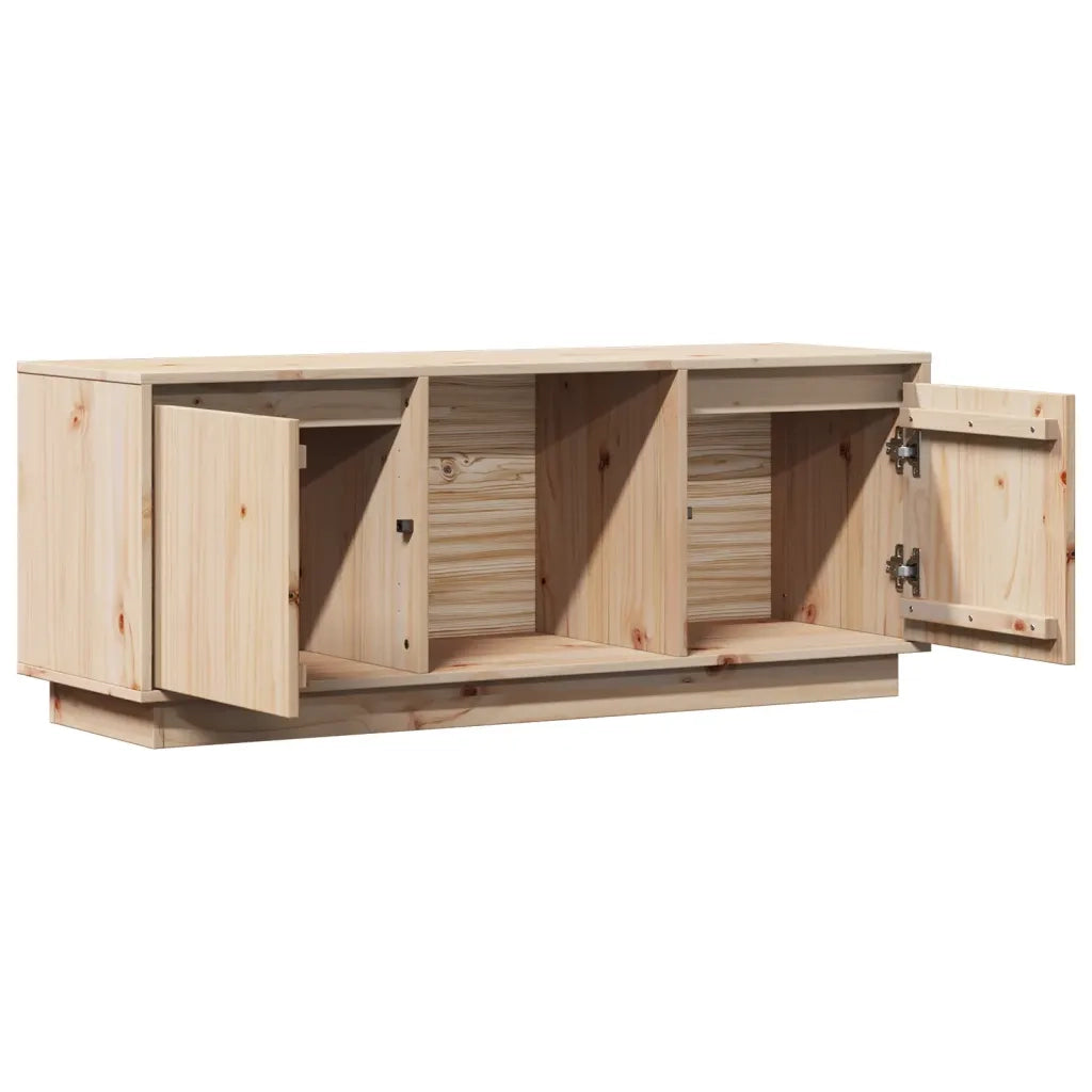 Mobile Porta TV 110,5x35x44 cm in Legno Massello di Pino 814339