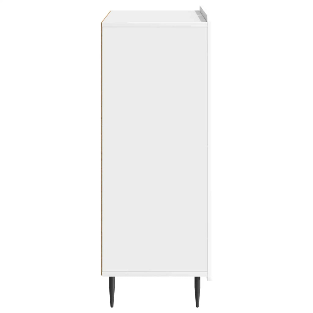 Credenza Bianco Lucido 66 x 34,5 x 92 cm Legno ingegnerizzato 894359