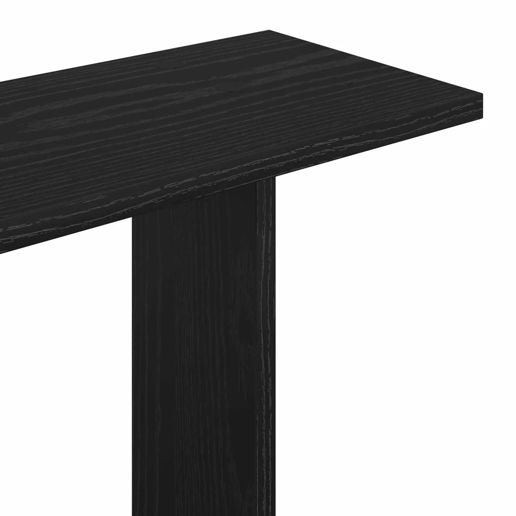 Scaffale da parete Rovere Nero 102 x 20 x 130 cm 8012053