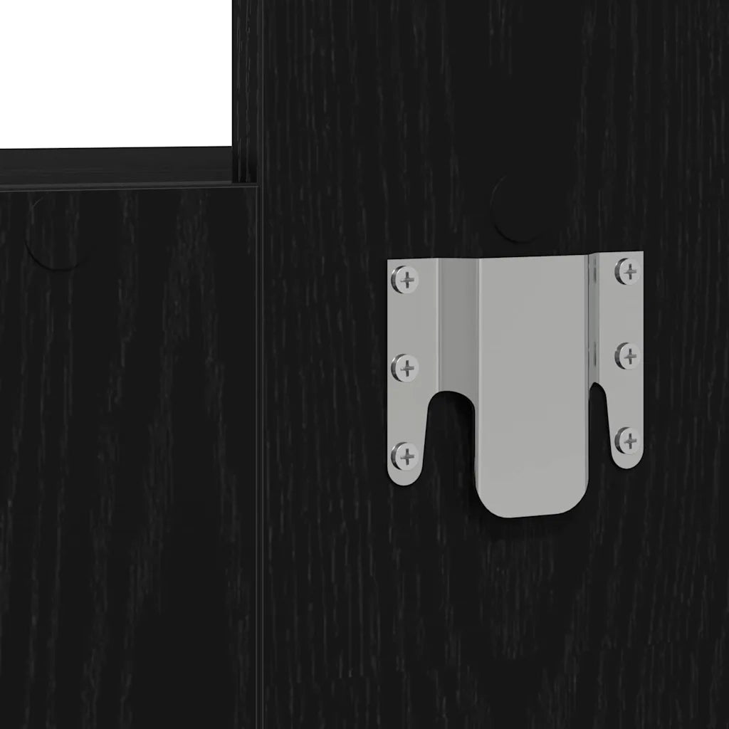 Toeletta | Tavolo da Trucco Nero 83 x 40 x 70 cm Legno multistrato