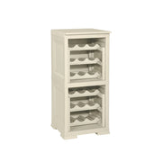 SCAFFALE PORTABOTTIGLIE 18 BOTTIGLIE ANGORA 40X42,5X85,5 CM – CANTINETTA A VISTA SALVASPAZIO PER CUCINA E ZONA LIVING