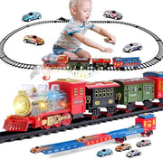 Treno di Natale elettrico - Treno di Natale elettrico - Treno intorno all'albero di Natale - Accessori di decorazione di Natale - Treno di giocattolo di Natale - Treno di Natale con luce e suono - Decorazione di Natale - Accessori del villaggio di Natale