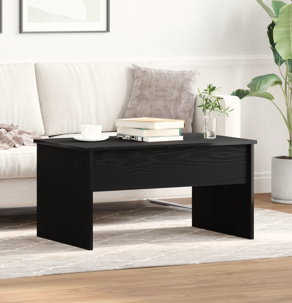 Tavolino da caffÃ¨ in rovere nero  - 80 x 50.5 x 41.5 cm