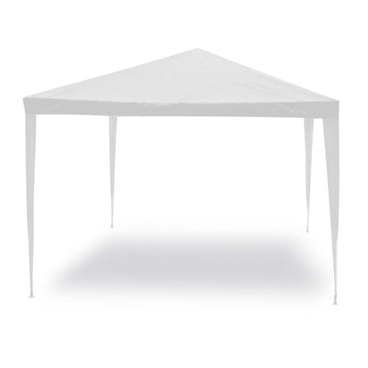 Gazebo Struttura in Acciaio Tessuto Bianco 3x3 metri
