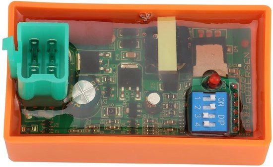 Componente di Ricambio CDI - 4 Pin - Per 50cc/70cc/90cc/110cc/125cc - ATV/Scooter/Motocross/Go Kart - Qualità Elevata - Sostituzione Diretta - Modulo di Accensione