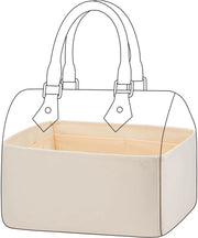 Organizzatore per borse, tasche interne in seta per borsa LV Speedy Nano/20/25/30/35/40/45, organizzatore leggero per borse (Craie, Speedy 25)
