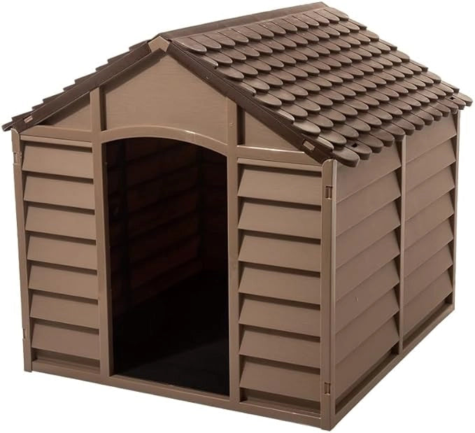CUCCIA PER CANI CANE IN PVC MARRONE 78X84X60/80H