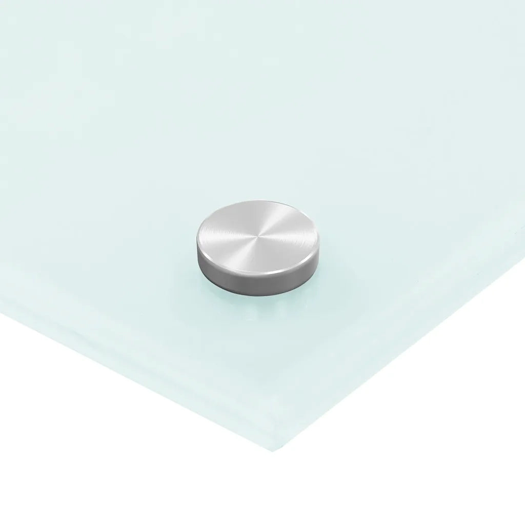 Paraschizzi per Cucina 2 pz Bianchi 80x40 cm in Vetro Temperato 3315786