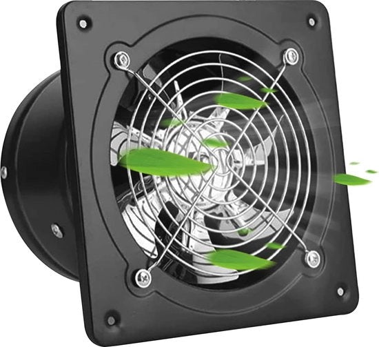 Ventilatore per bagno Ventilatore a flusso assiale Ø 150 mm con valvola di ritorno 600 m³/h 28 W ventilatore di tubo