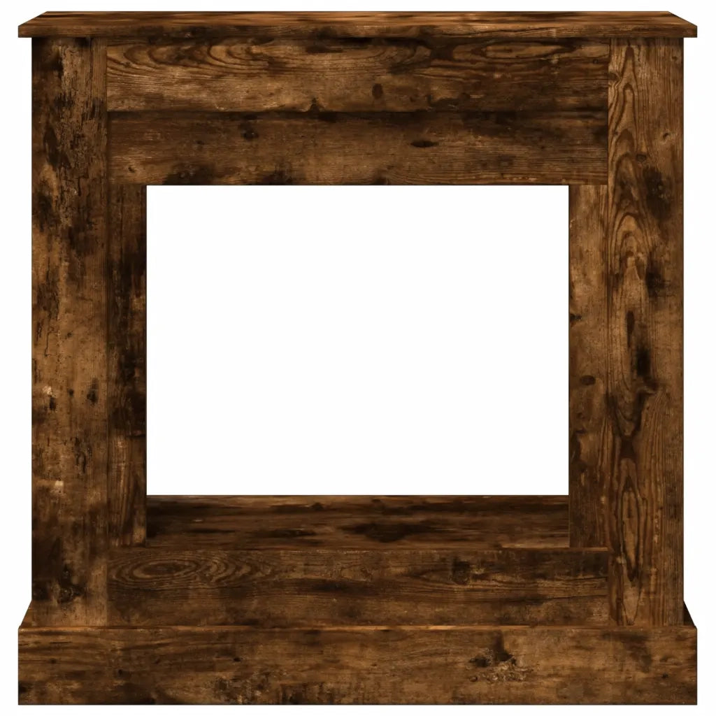 Cornice per Camino Rovere Fumo 90x30x90 cm in Truciolato 854593