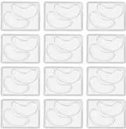 Pannelli Oculari Mallen 12 Pezzi - Faccialoni Oculari - Patch Oculare - Cura Personale - Materiale Sicuro - 9,5 x 7,5 cm - Faccialoni Oculari