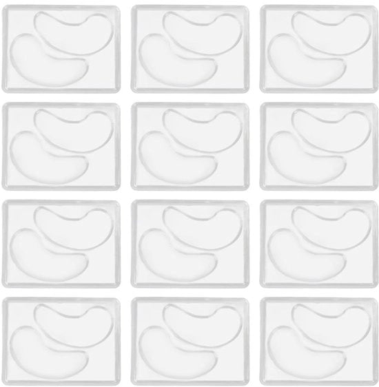 Pannelli Oculari Mallen 12 Pezzi - Faccialoni Oculari - Patch Oculare - Cura Personale - Materiale Sicuro - 9,5 x 7,5 cm - Faccialoni Oculari