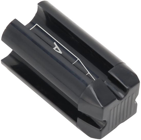 Puntaspazzolante 4-in-1 - Sfumatore ciglia - Sfumatore labbra - Pennelli lignei - Leggero - Materiale PP duraturo - Riduttore trucco