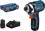 Bosch Professional 0 601 9A6 977 Avvitatore a Massa Battente a Batteria GDR 12V-105, 12 V, 2 x Batteria da 2.0 Ah, in L-Boxx, 250 volts