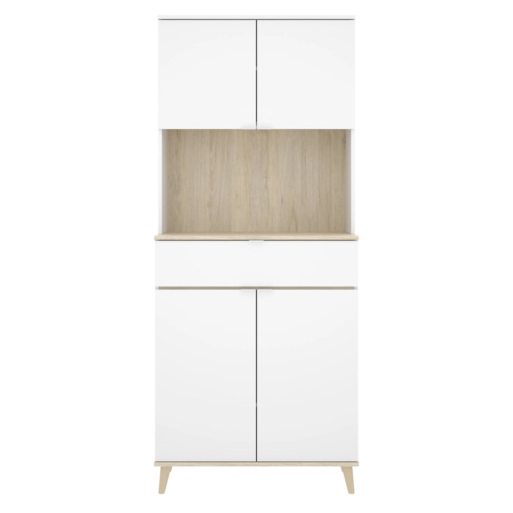 Madia Findlay, Credenza un Cassetto, 40x60x191h cm Bianco