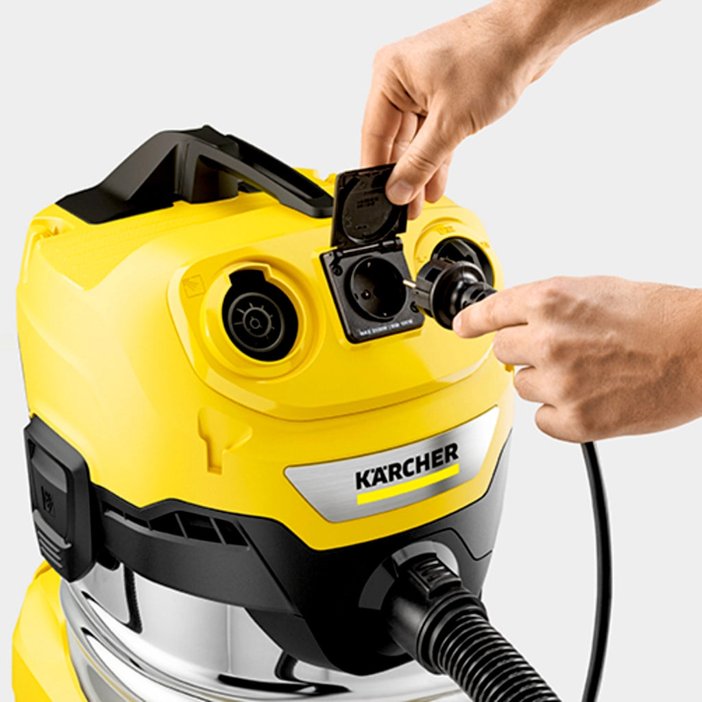 KARCHER Bidone aspiratutto solido liquidi WD 4 P S V-20/5/22 - Potenza allacciata: 1000 W - Capacità vano raccolta: 20 l - Materiale vano di raccolta: Acciaio inox