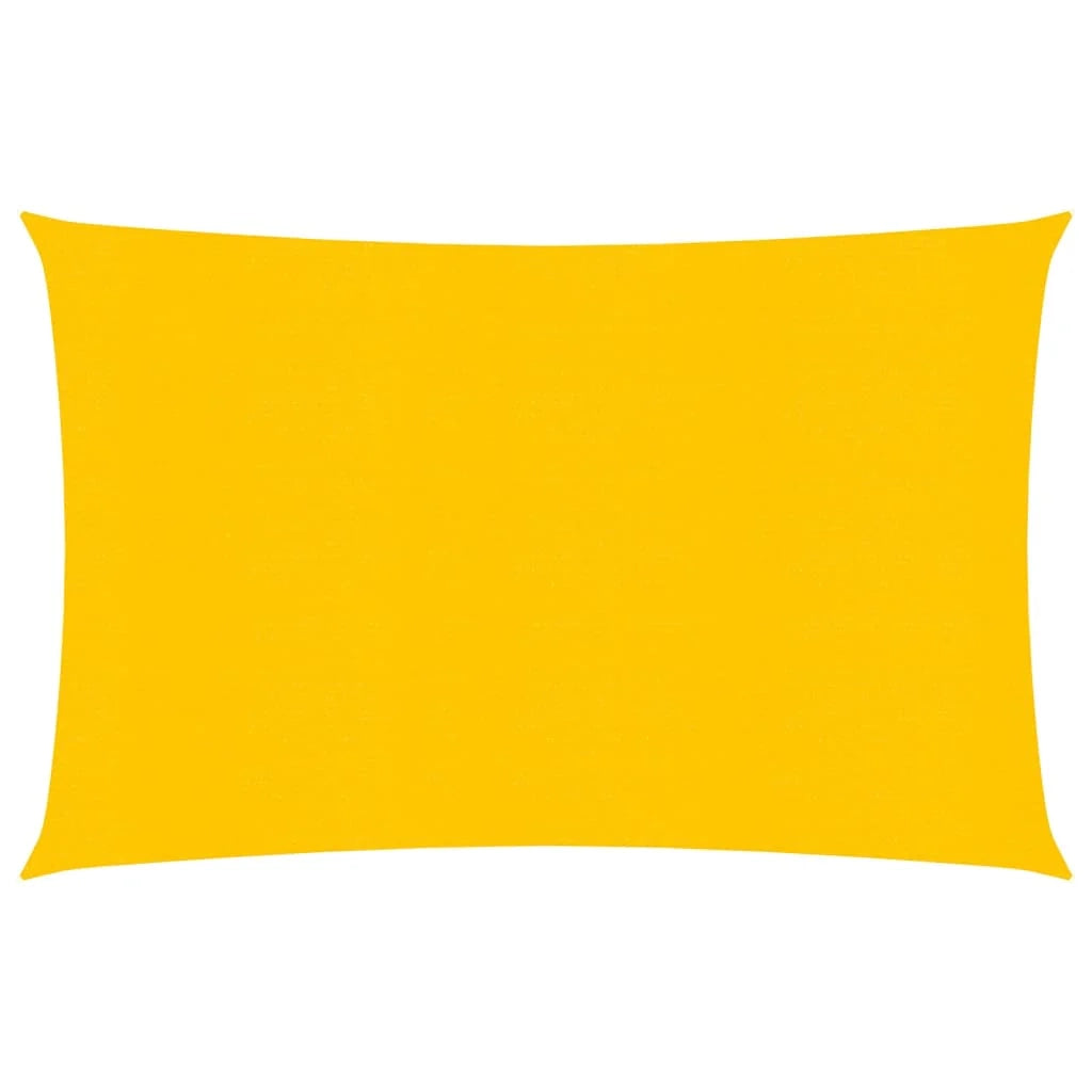 Vela ombreggiante 160 g/m² 3 x 5 m HDPE giallo 02_0009129