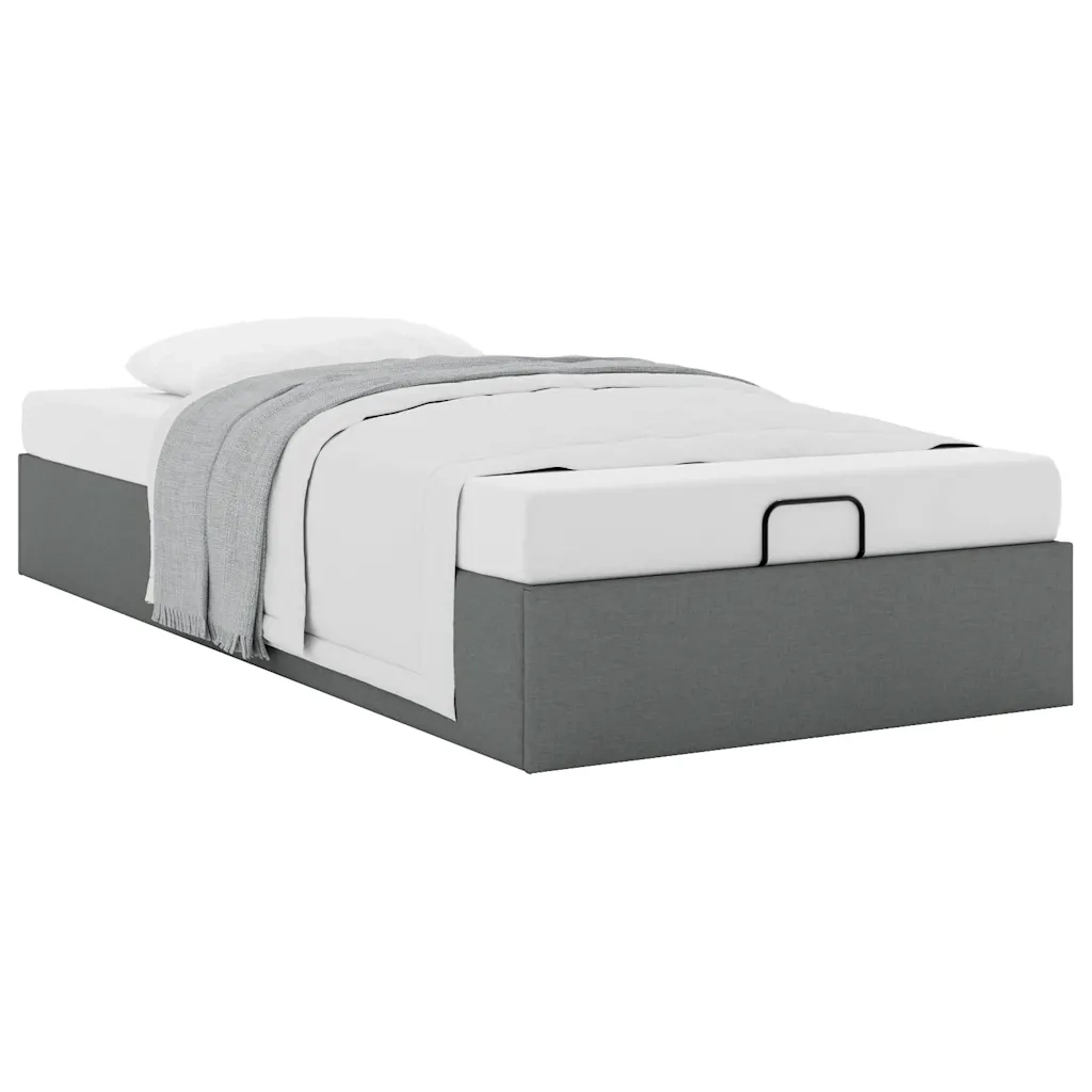 Struttura Letto Pouf senza Materasso 90x190 cm in Tessuto 3310841