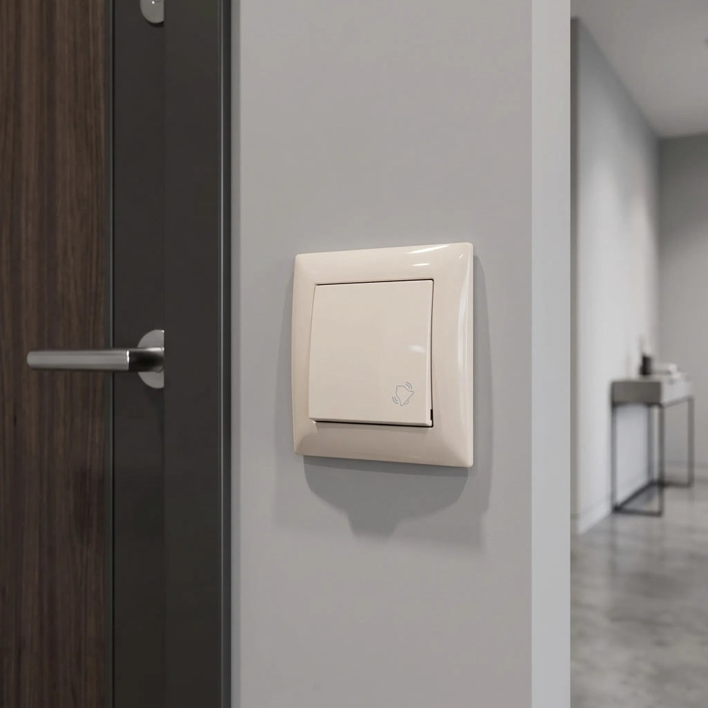 Pulsante Per Campanello Oste Jnh008-w Beige