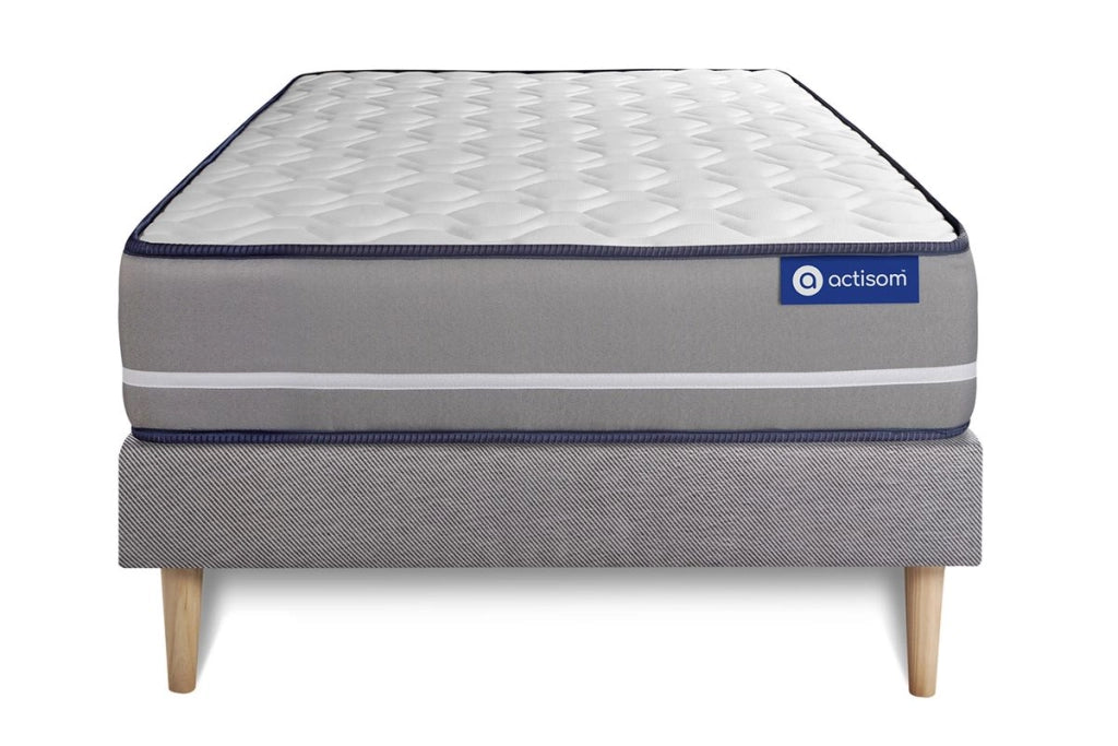 Kit rete e materasso matrimoniale Actilatex pur 80x200cm - Spessore : 20cm - Lattice e memory foam - rigido