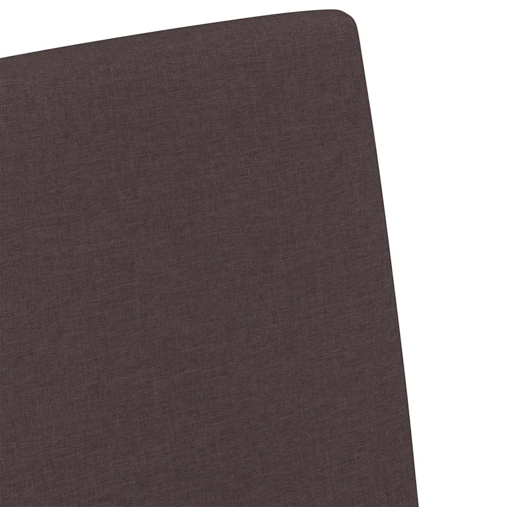 Sedie da pranzo 2 pcs Marrone scuro 57 x 67 x 95 cm Tessuto
