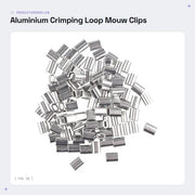 Connettore a crimp per cavi in alluminio, 100 pezzi, resistente alla corrosione, dimensione foro 1,5 mm, duraturo.