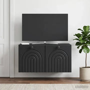 Mobile Porta TV da Muro Nero 59,5 x 41 x 30 cm 898166