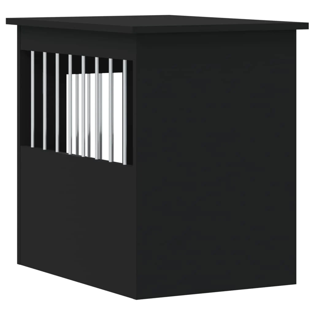 Mobile per trasportino per cani 45 x 62 x 59 cm in legno ingegnerizzato nero 02_0043352