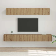 Set mobile TV 5 pcs Rovere artigianale Legno multistrato 3393386