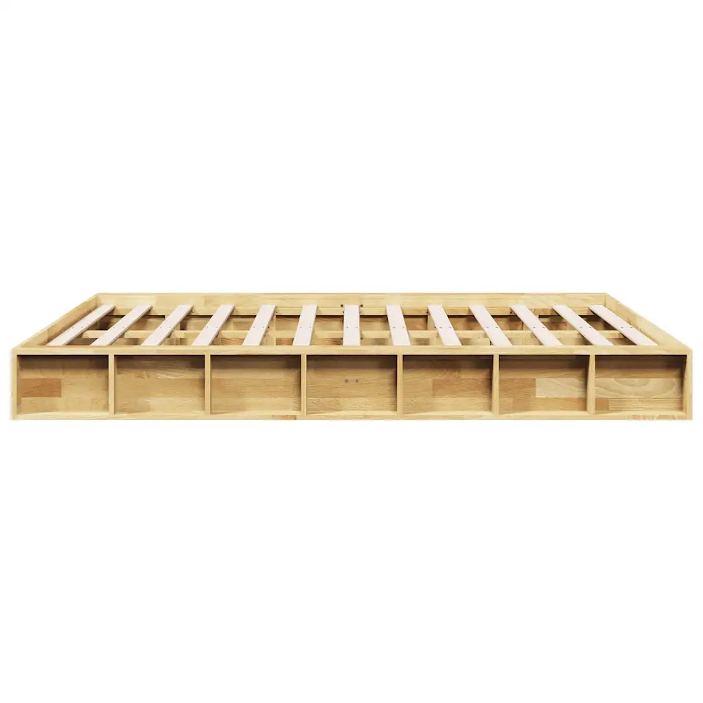 Struttura Letto Senza Materasso 150x200 cm in Legno di Rovere 3324124