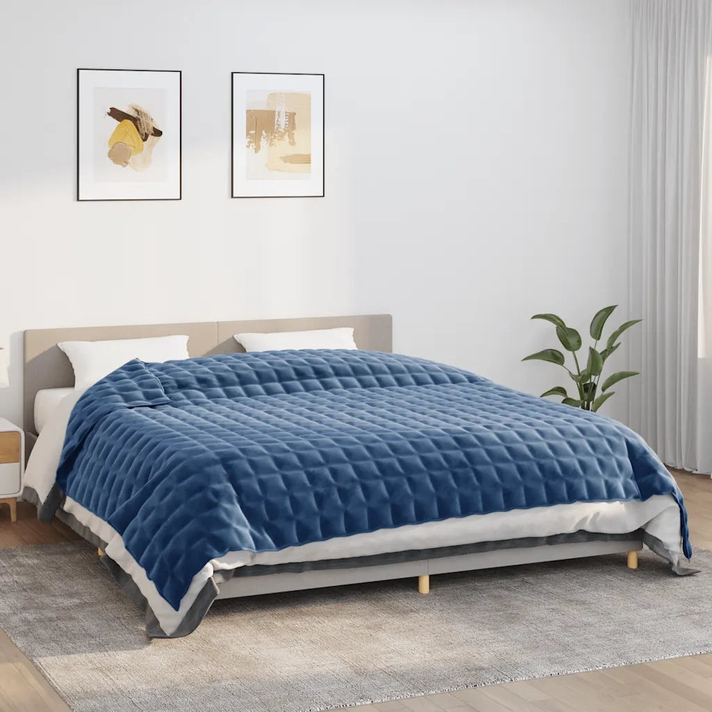 Coperta Ponderata Blu 220x260 cm 11 kg Tessuto cod mxl 68435