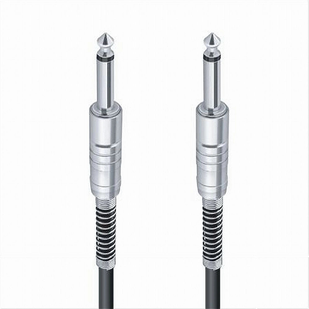 Trade Shop - Cavo Collegamento 2 Jack 6.5 Mm Mono 1.8 Mt Cavo Microfono Audio Stereo Jjack-01 -