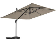 Ombrellone da giardino Sky 4" in alluminio deportato - 3 x 4 m - Taupe