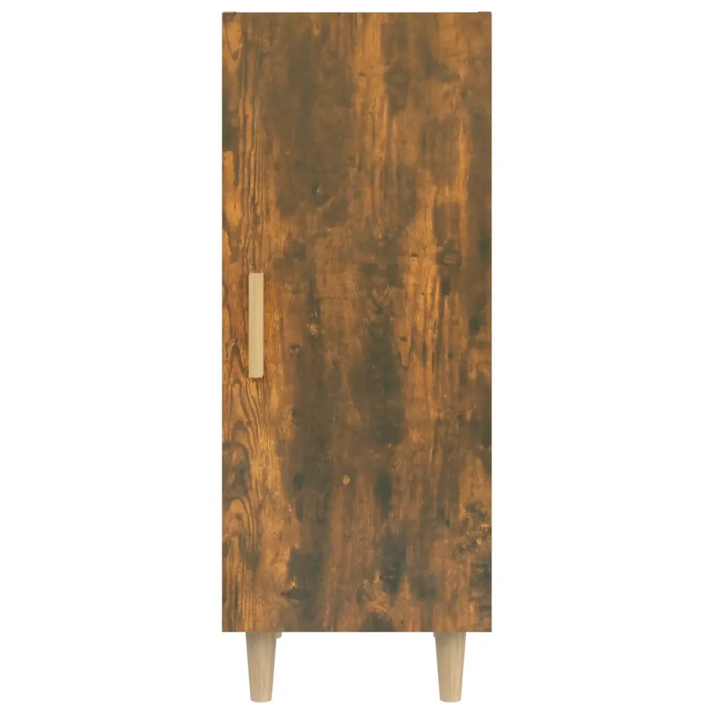 Credenza | Madia | Buffet da pranzo | Armadio da pranzo Rovere Fumo 34,5x34x90 cm in Legno Multistrato