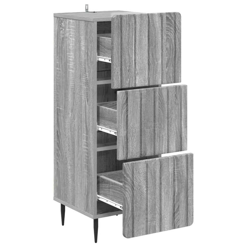 Mobile con Cassetti Grigio Sonoma 33 x 34,5 x 92 cm 894391