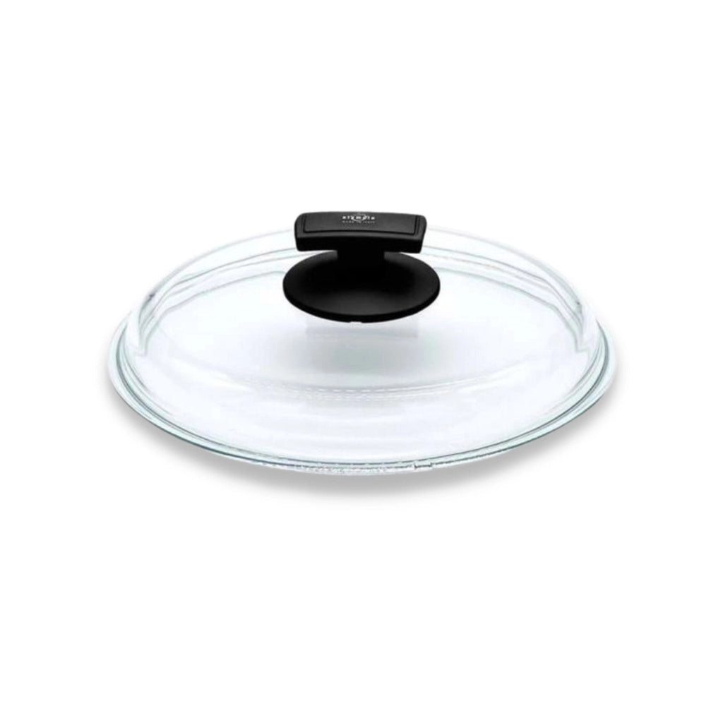 Tegame con Coperchio in Vetro Antiaderente 2 Manici Ø24 cm Olympia Hard Cook
