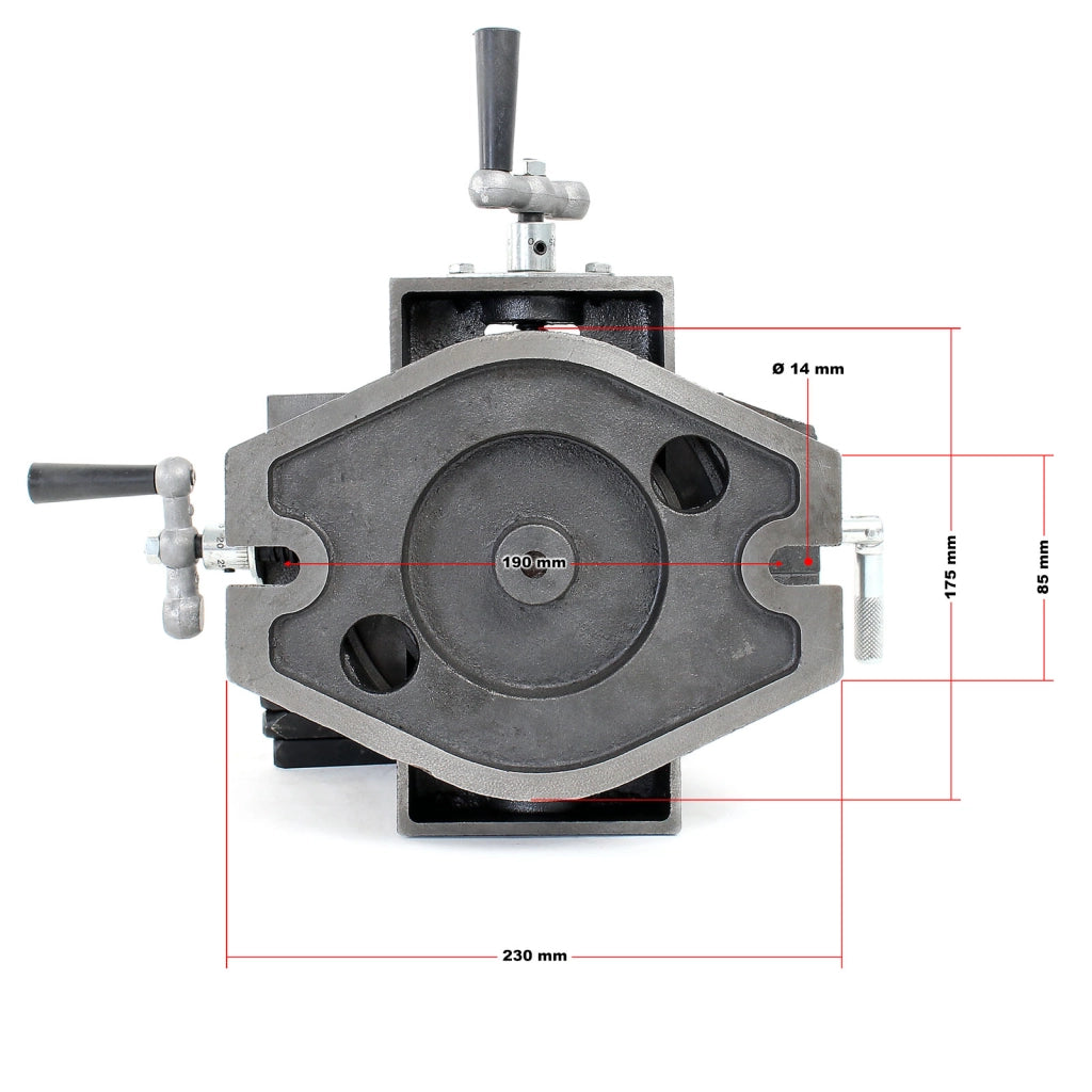 Morsa da banco per macchine con base girevole Morsa di serraggio da officina 125mm
