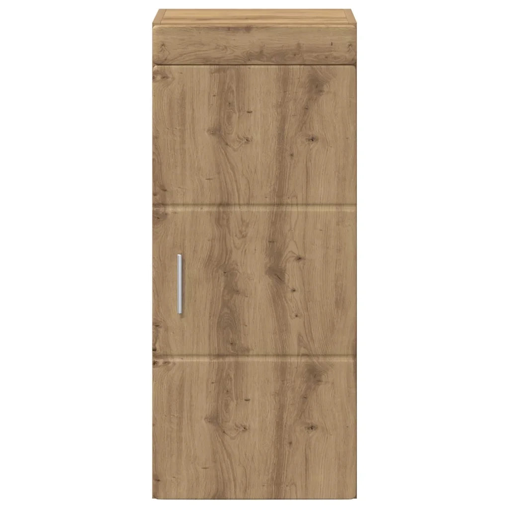 Armadio da bagno a muro con porta TULUM Rovere artigianale