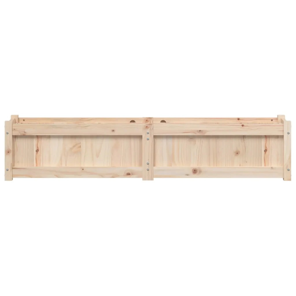 Fioriere da Giardino 2 pz in Legno Massello di Pino 837475