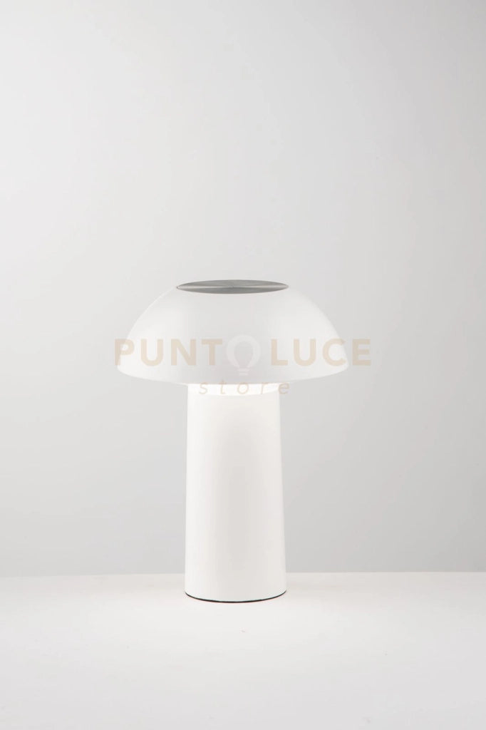 LAMPADA DA TAVOLO LED MYKES BIANCA 4,5W 300LM CCT 3000K / 4000K / 5000K DIMMERABILE 16X21CM